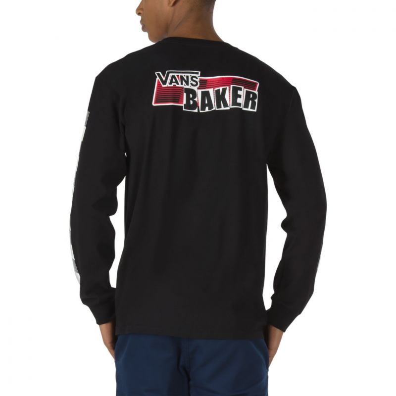 Vans X Baker Speed Check Longsleeve Black Vans X Baker Speed Check Longsleeve Black