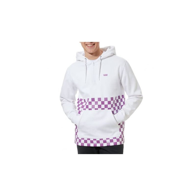 Vans Versa Qzp Hoodie White/Dewberry 