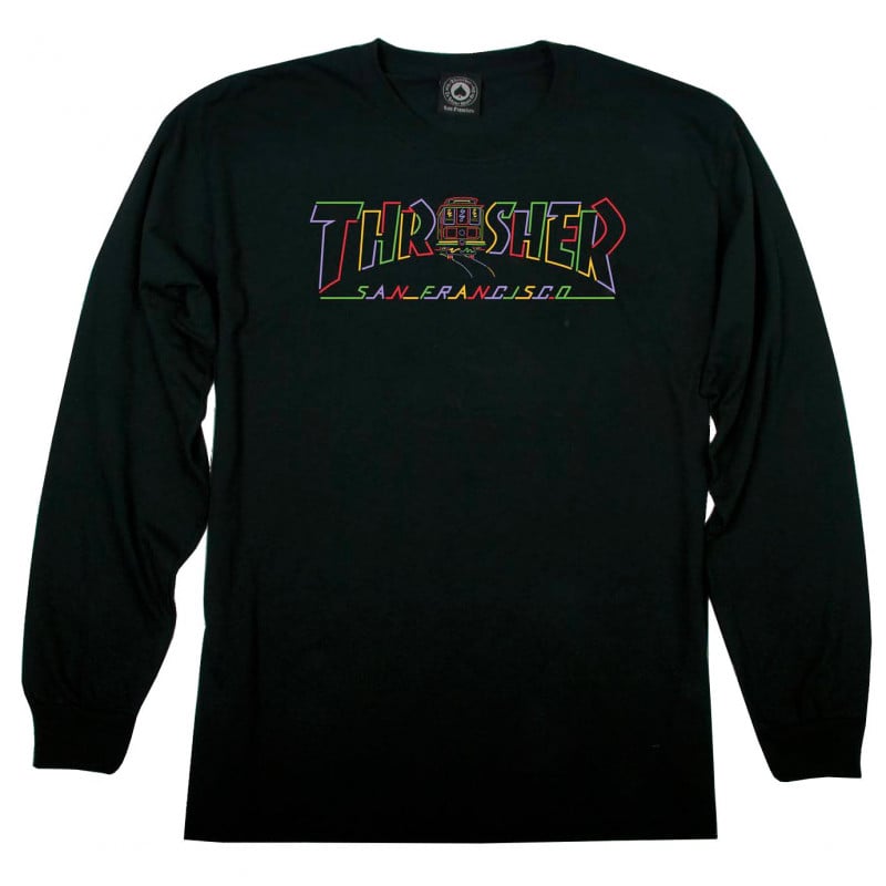 Thrasher Cable Car Longsleeve Black Thrasher Cable Car Longsleeve Black