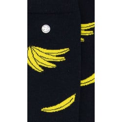 Alfredo Gonzales Bananas Grey Black/Yellow Socks