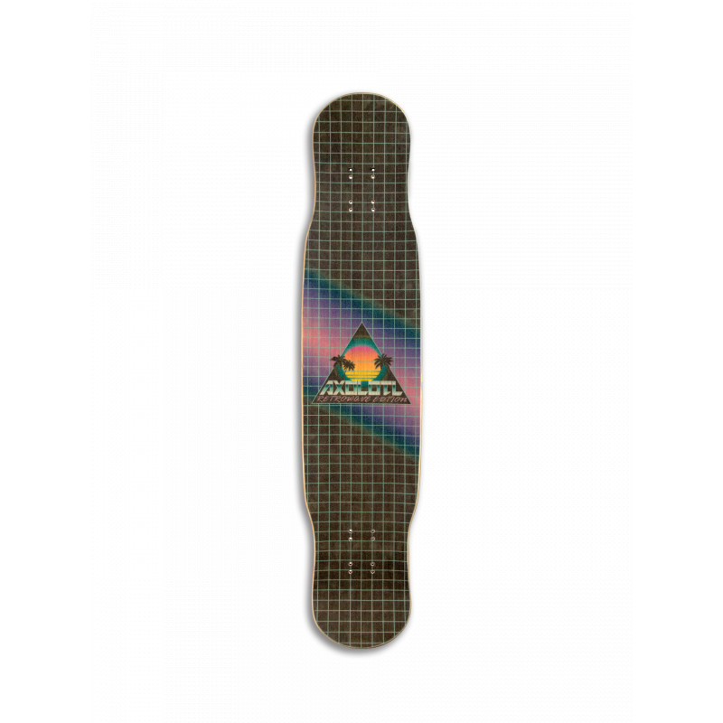 Timber Axolotl Retrowave Edition Longboard Deck