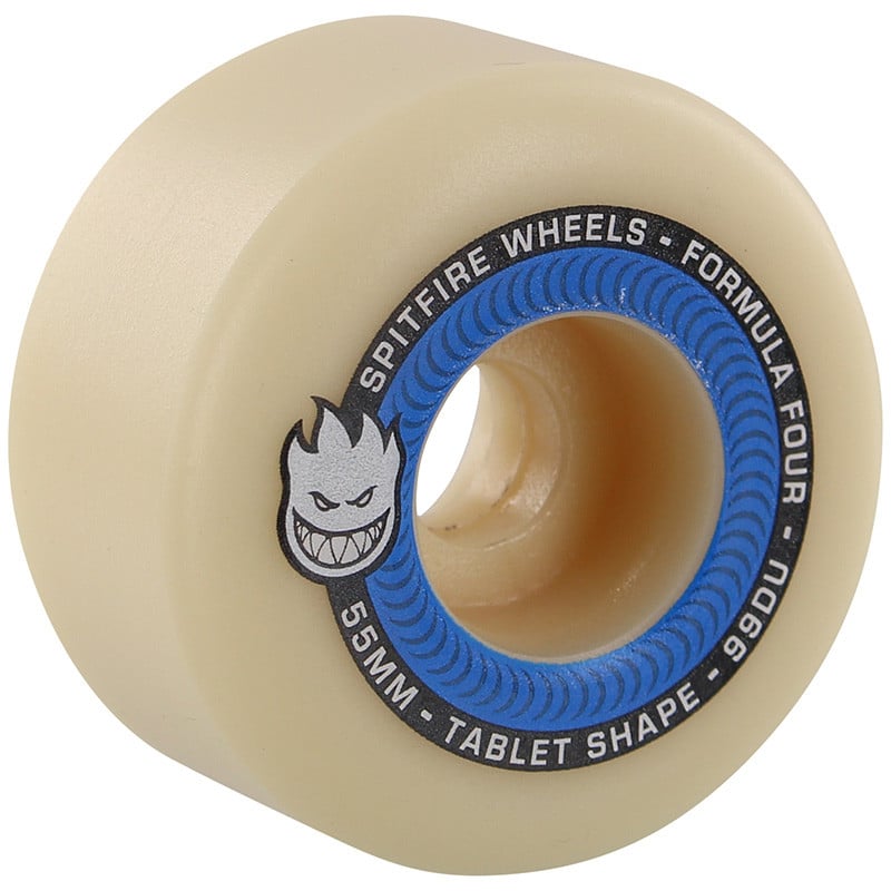 Spitfire Formula Four Tablets Natural 55mm Skateboard Wheels Spitfire Formula Four Tablets Natural 55mm Skateboard Wheels