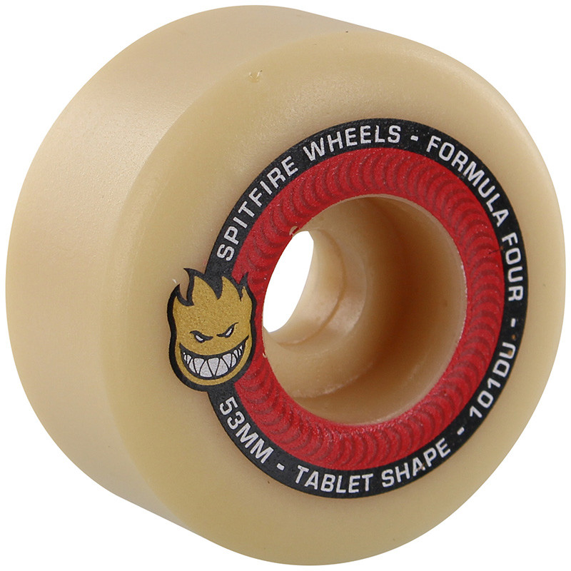 Spitfire Formula Four Tablets Natural 101DU 53mm Skateboard Ruedas