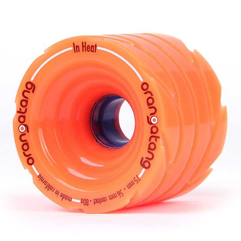 Orangatang In Heat Harfang 75mm Rain Wheels Orangatang In Heat Harfang 75mm Rain Wheels