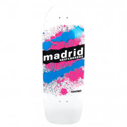 Madrid Marty Explosion White 29” - Old School Skateboard Deck