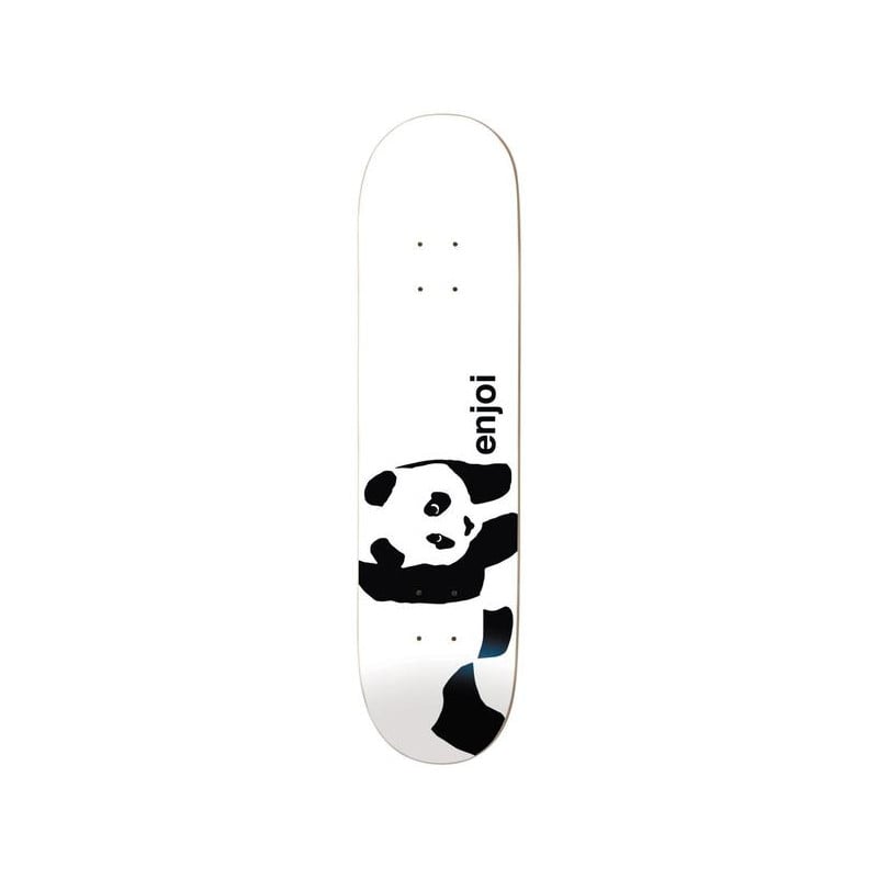 Enjoi Whitey Panda Logo Wide R7 8.0" Skateboard Deck