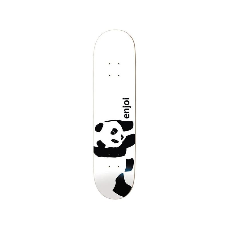 Enjoi Whitey Panda Logo Wide R7 8.25" Skateboard Deck