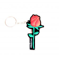 Primitive Rosebud Keychain 