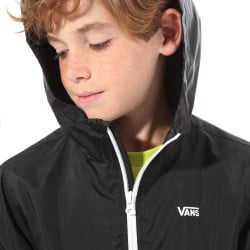 vans windbreaker kids Black