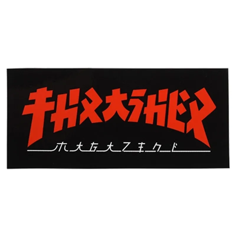 Thrasher Godzilla Rectangle Sticker