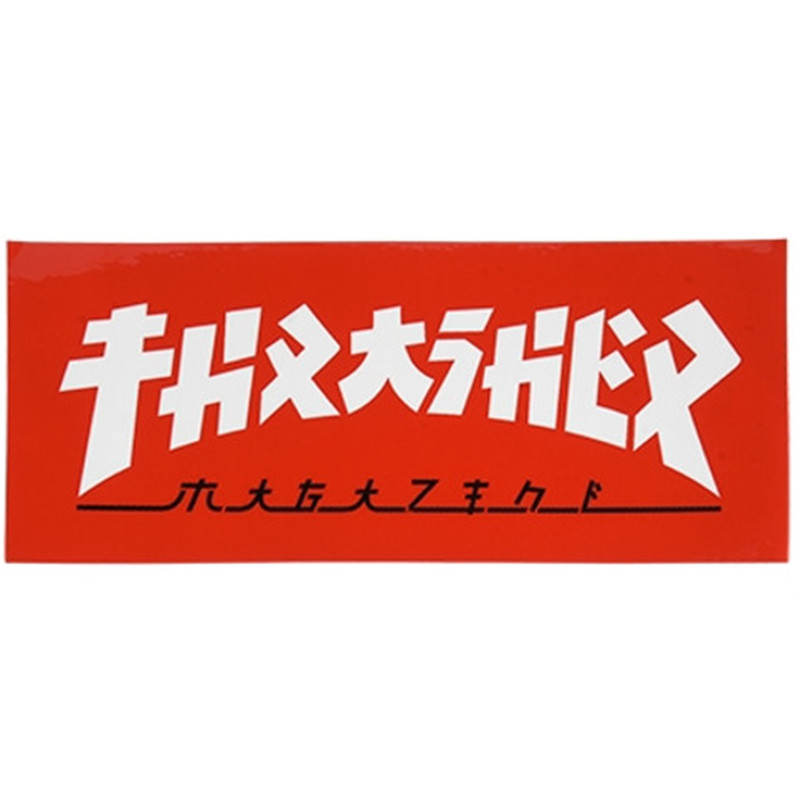 Thrasher Godzilla Rectangle Sticker