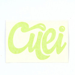 Cuei Logo Sticker Green
