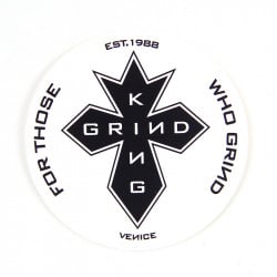 Grind King Cross Sticker