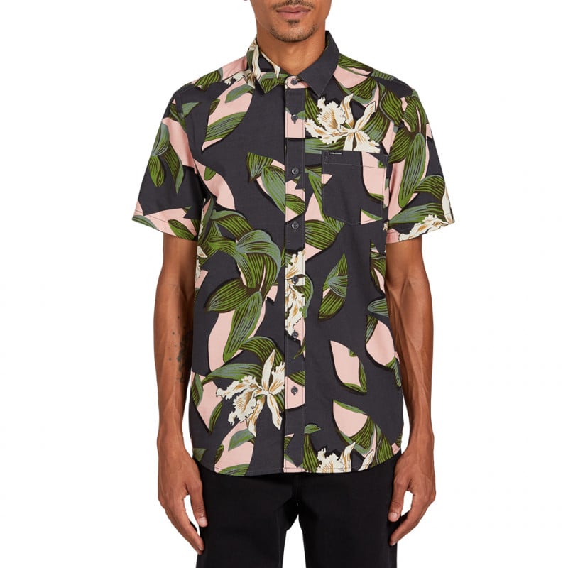 Volcom Cut Out Floral Shirt