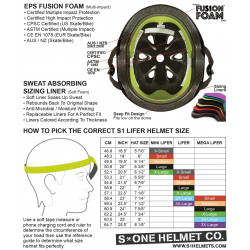 S-One Retro Lifer Glitter Helm 
