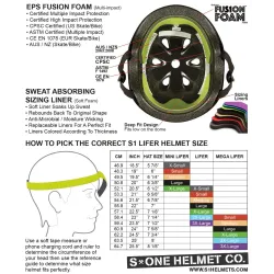 S-One V2 Lifer Mirror CPSC Certified Helm
