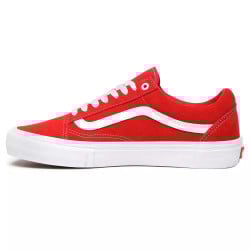 Vans Old Skool Pro (Suede) Red/White Schoenen