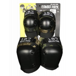 187 Knee And Elbow Pads Combo Pack