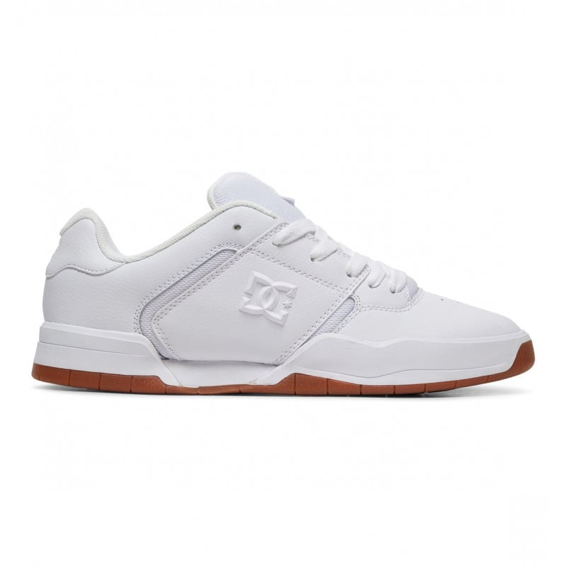 dc skate shoes white