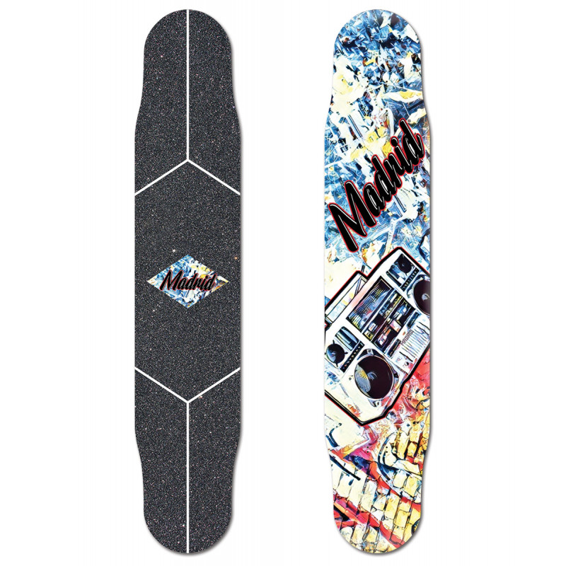 Madrid Fiberglass Pole 46" Boombox Longboard Deck