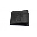 Dogtown Black Leather Billfold Wallet