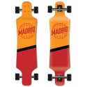 Madrid Spade Top-Mount World Orange/Red 39” - Longboard Complete