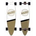 Madrid Blunt World White/Gold 36” - Longboard Complete