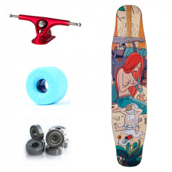 Alternative Longboards Flamingo Sidewall "Junkyard" 42" - Complete
