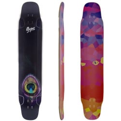 Rayne Whip 47" Peacock Graphic Longboard Complete