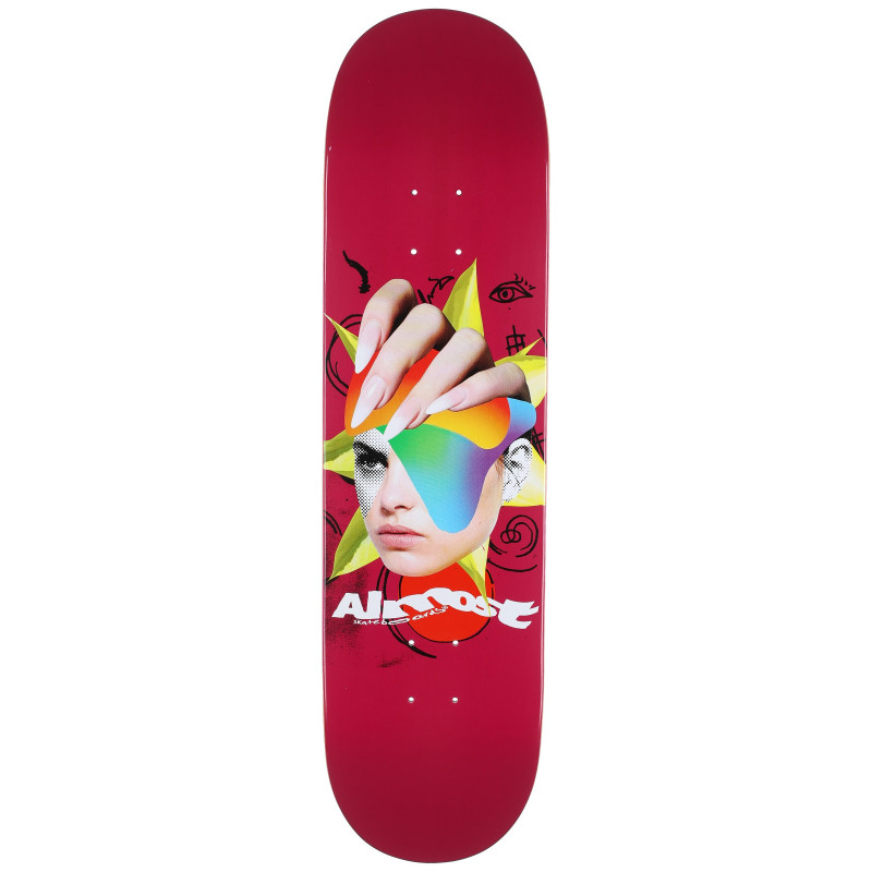 Almost Face Collage R7 8.25" Skateboard Deck