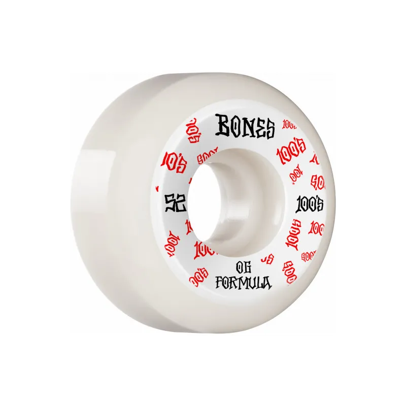 Bones 100's OG Formula Sidecut V5 52mm Skateboard Roues