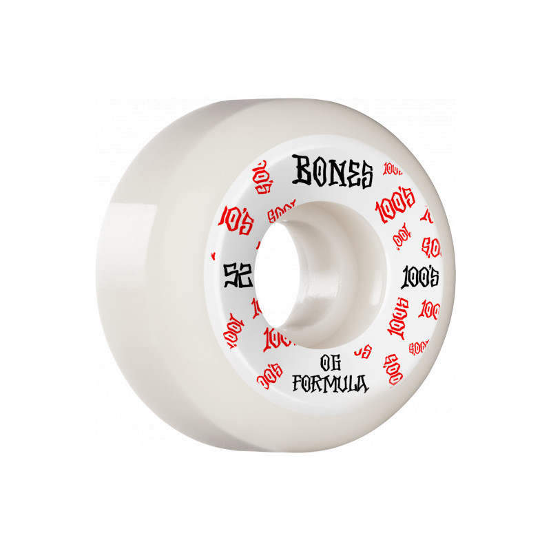 Bones 100's OG Formula Sidecut V5 52mm Skateboard Ruote