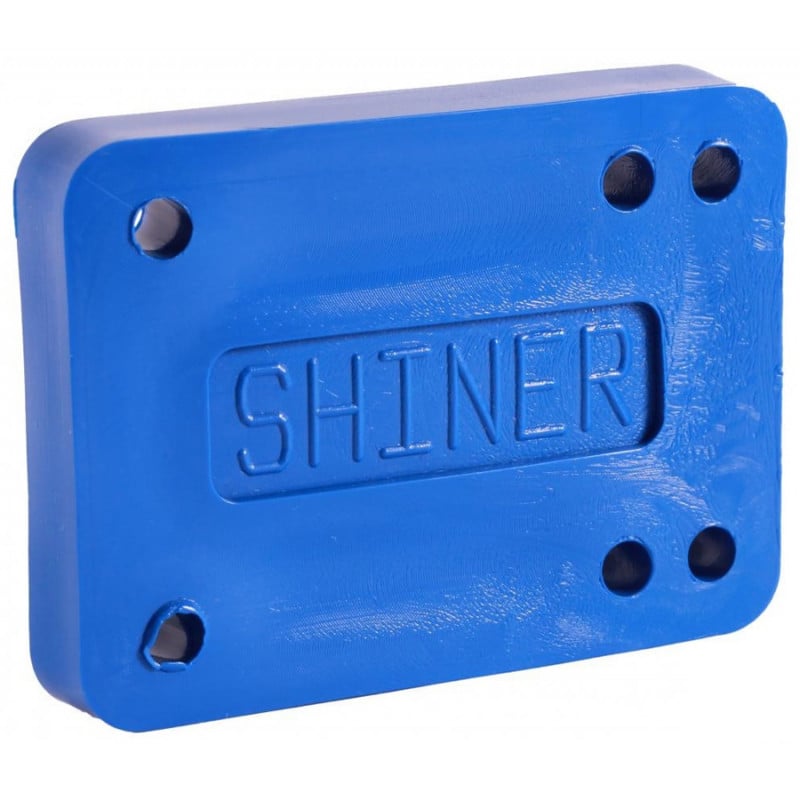 Shiner Cheese Blocks Hard Riser Pads, 1/2" Blue