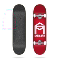 Sk8Mafia House Logo Red 7.87 Skateboard Complete