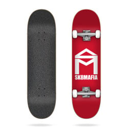 Sk8Mafia House Logo Red 7.87 Skateboard Complete