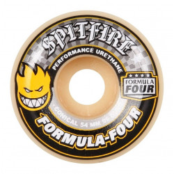 Spitfire Formula Four Conical Yellow 53mm Skateboard Wielen