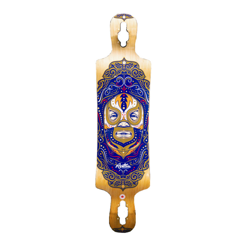 Restless B52 Lucha Libre Longboard Longboard Deck Restless B52 Lucha Libre Longboard Longboard Deck