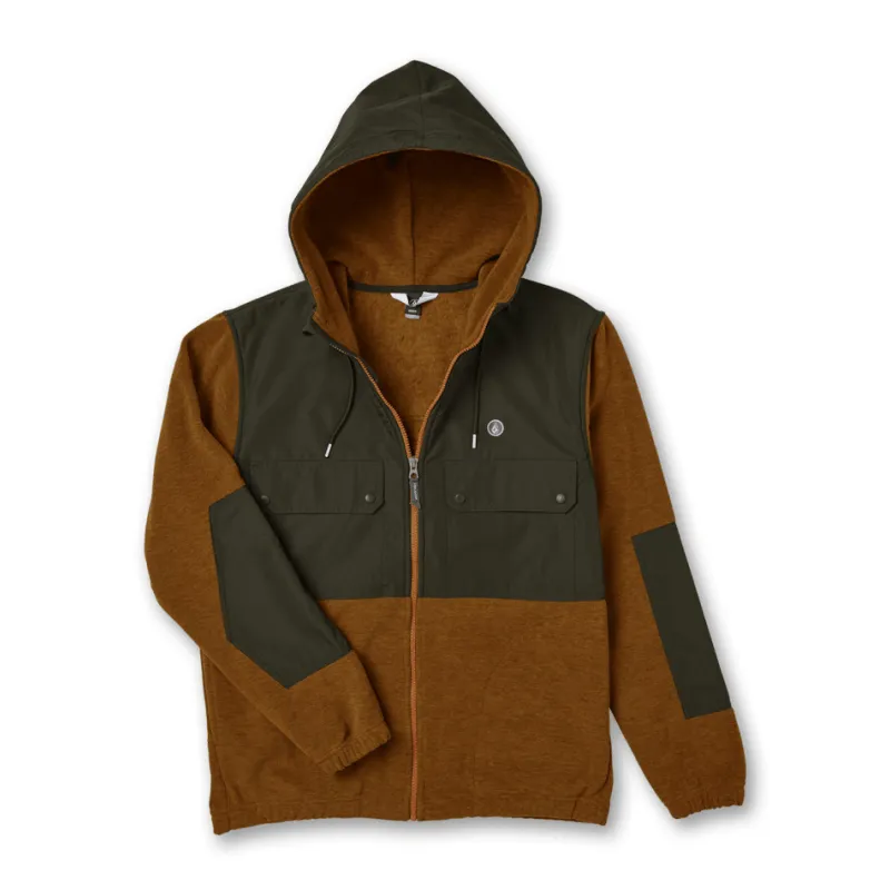 Volcom Yzzolate Lined Zip-Hoodieped Sweater