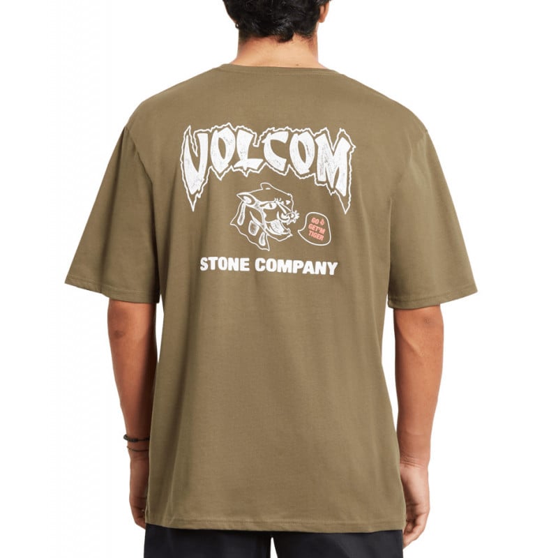 Amado enchufe amplificación comprar Volcom Kittykat Rlx T-Shirt en la Sickest tienda de longboard de  Europa Color Military Size S