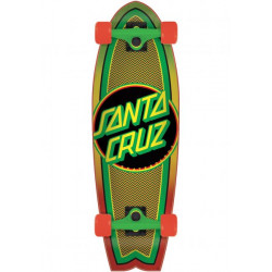 Santa Cruz Rasta Weave Dot 27.7" Longboard Complete