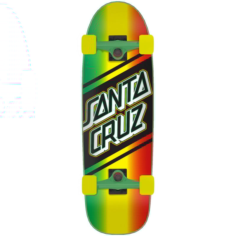Santa Cruz Street Skate Rasta 29" Cruiser Skateboard Complete Santa Cruz Street Skate Rasta 29" Cruiser Skateboard Complete