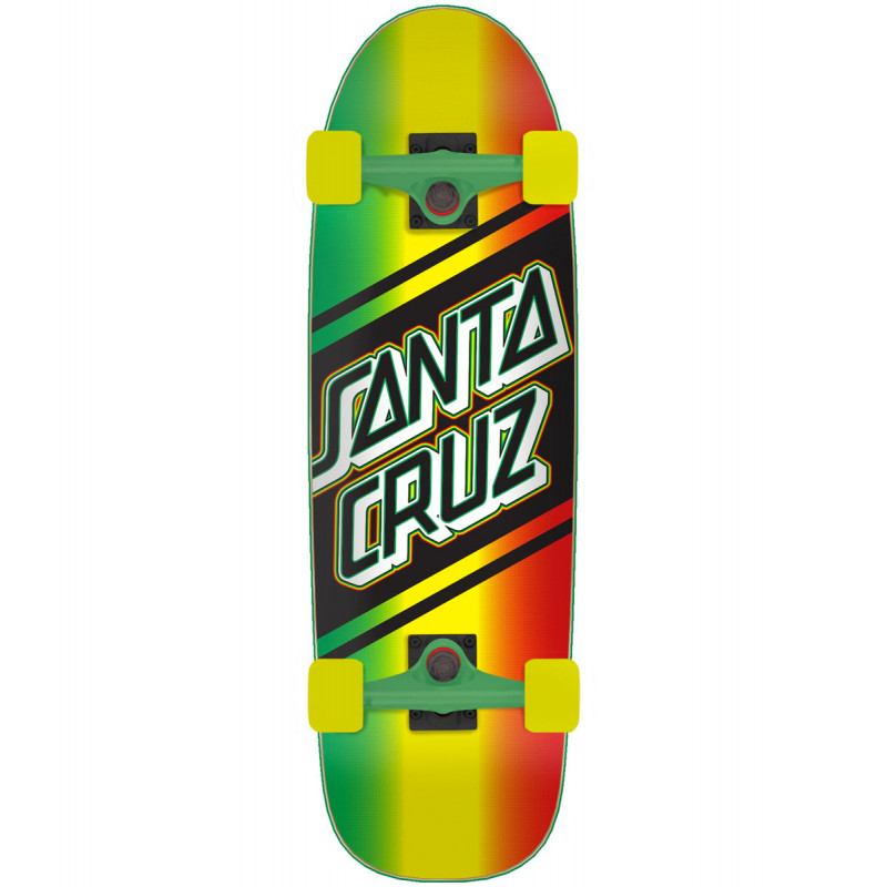 Santa Cruz Street Skate Rasta 29" Skateboard Cruiser Complete Santa Cruz Street Skate Rasta 29" Skateboard Cruiser Complete