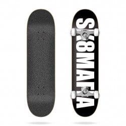 Sk8Mafia OG Logo Black 7.87" Skateboard Complete