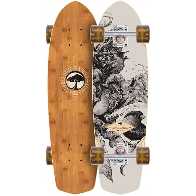 Arbor Pocket Rocket Bamboo 'DZO' 27" - Longboard Complete Arbor Pocket Rocket Bamboo 'DZO' 27" - Longboard Complete