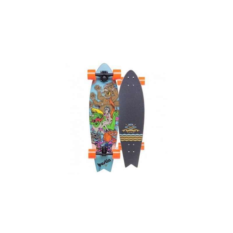 Bustin Fish 32" Kulture Kat Longboard Complete Bustin Fish 32" Kulture Kat Longboard Complete