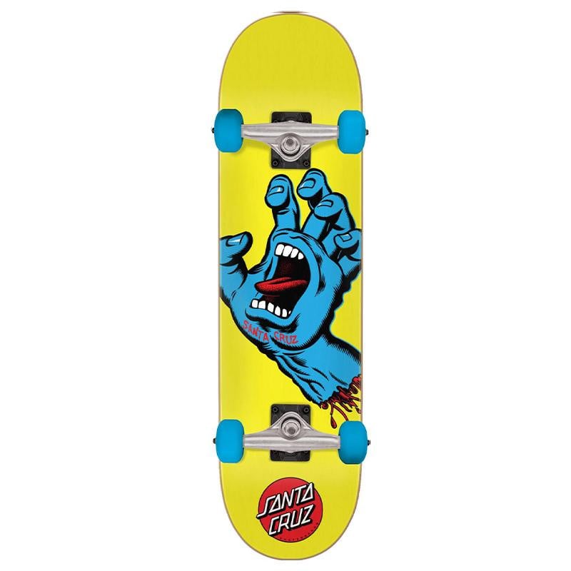 Santa Cruz Screaming Hand Mini 7.75" - Skateboard Complete