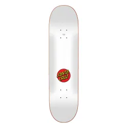 Santa Cruz Classic Dot White 8.0" Skateboard Deck
