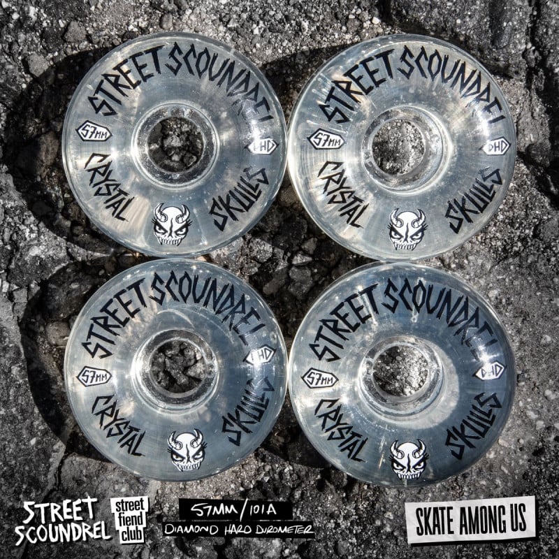 Street Plant Street Scoundrel Crystal Skulls 101A 57mm Skateboard Wheels