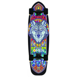 Omen Endangered Wolf 29" Cruiser Skateboard Complete