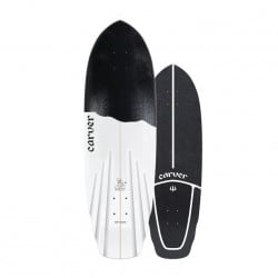 Carver 32.5" Black Tip Surfskate Deck